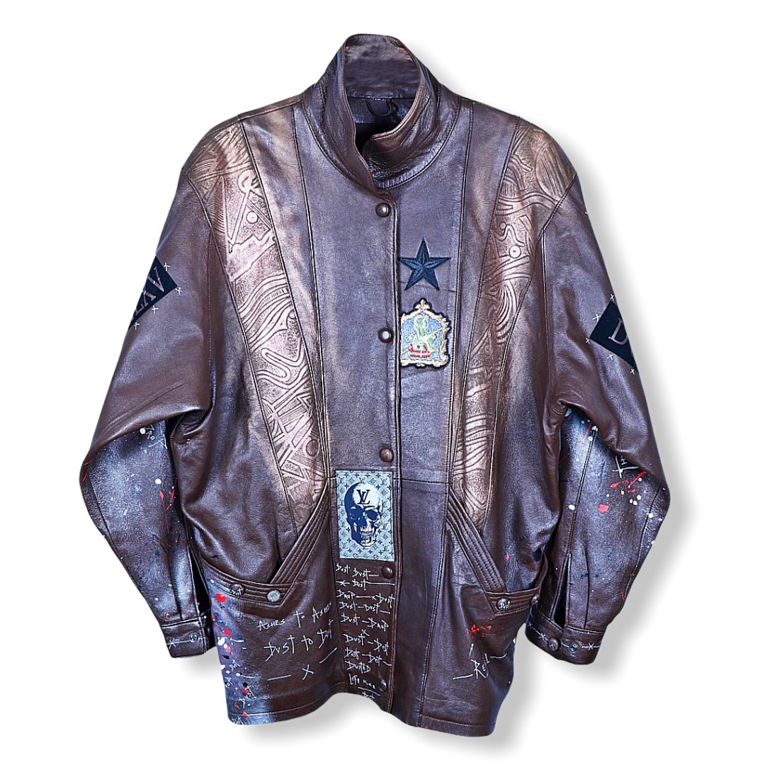 Alesso: This is Not LV Reflective Monogram Jacket – DUST OF GODS